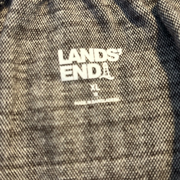 Land’s End black and white elastic waist pants XL - Picture 2 of 7